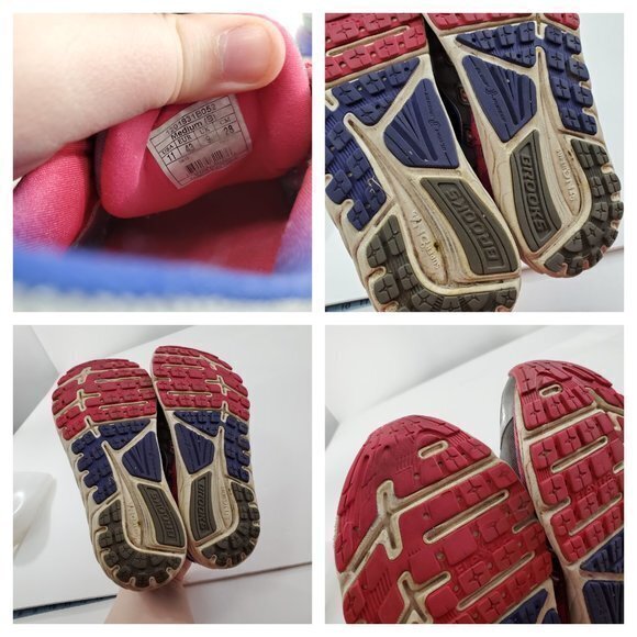 Brooks Transcend 2 Sneakers 11 Pink Purple Gray At - Picture 8 of 8